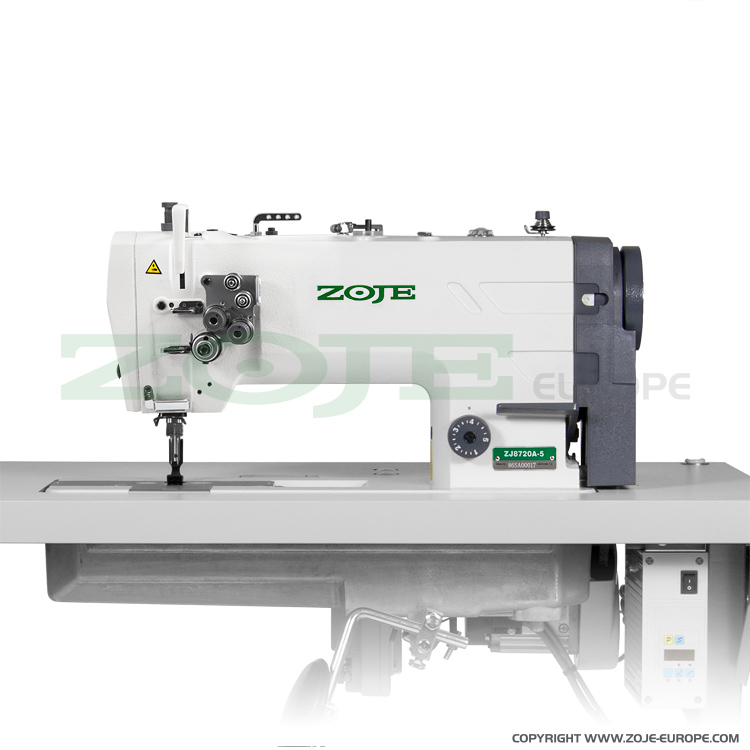 ZOJE ZJ8720A-5 - 2- needle lockstitch machine for medium and heavy materials, large hooks - machine head - 1 2- needle lockstitch machine for medium and heavy materials, large hooks - machine head