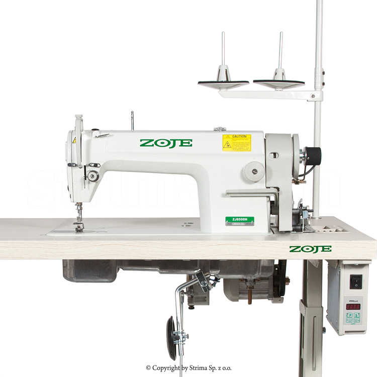Lockstitch machine for heavy materials with large hook - complete machine