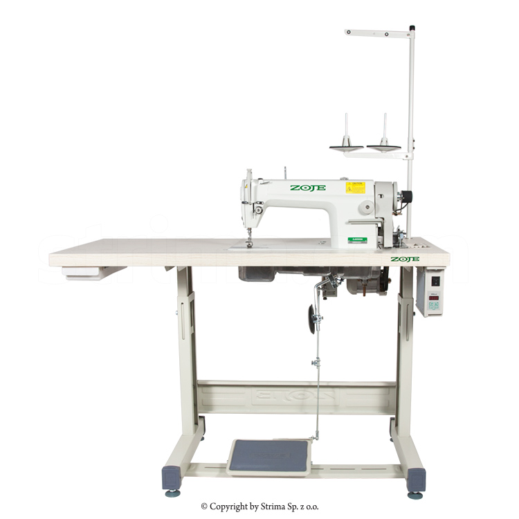 Lockstitch machine for heavy materials with large hook - complete machine
