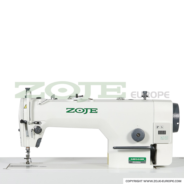 ZOJE ZJ9513G-5/02 - Lockstitch machine for heavy materials, with built-in AC Servo motor and control box, with needle positioning - machine head - 1 Lockstitch machine for heavy materials, with built-in AC Servo motor and control box, with needle positioning - machine head