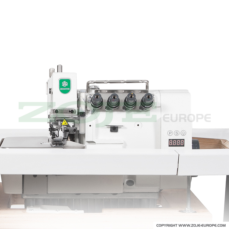 ZOJE ZJ893A-5-38 - 5-thread overlock (safety stitch) machine for light and medium materials, mechatronic overlock machine with needles positioning - machine head - 1 5-thread overlock (safety stitch) machine for light and medium materials, mechatronic overlock machine with needles positioning - machine head
