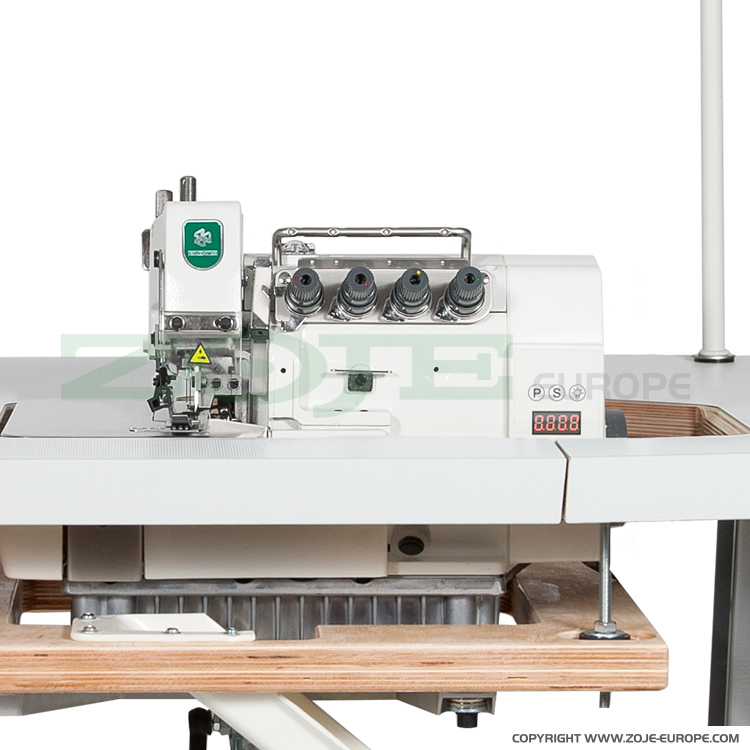 ZOJE ZJ893A-4-13H SET - 4-thread, mechatronic overlock machine with needles positioning - complete machine - 1 4-thread, mechatronic overlock machine with needles positioning - complete machine