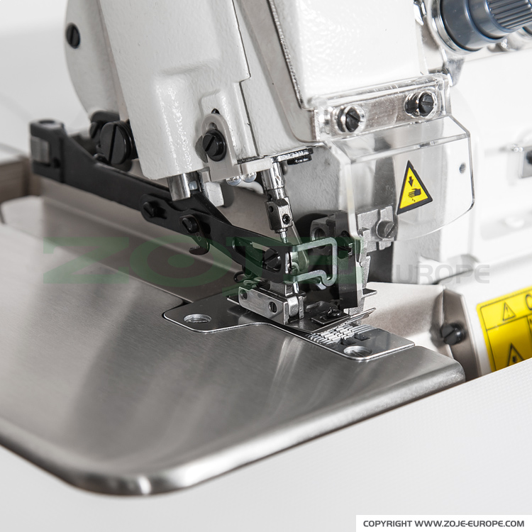 ZOJE ZJ893A-5-70 SET - 5-thread mechatronic overlock (safety stitch) machine for light and medium materials, with built-in AC Servo motor and needles positioning - complete machine - 2 5-thread mechatronic overlock (safety stitch) machine for light and medium materials, with built-in AC Servo motor and needles positioning - complete machine