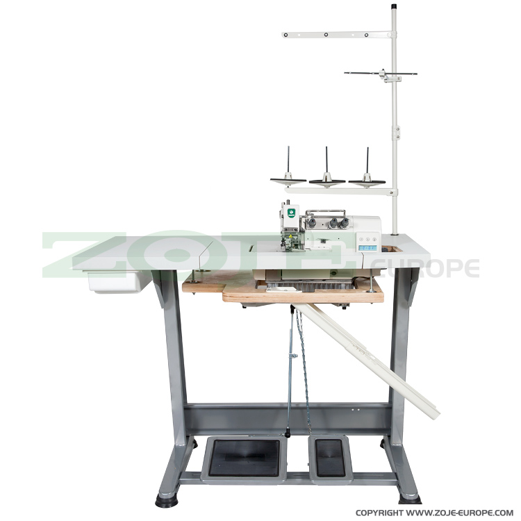 ZOJE ZJ893A-3-17 SET - 3-thread, mechatronic overlock machine with needles positioning - complete machine - 1 3-thread, mechatronic overlock machine with needles positioning - complete machine