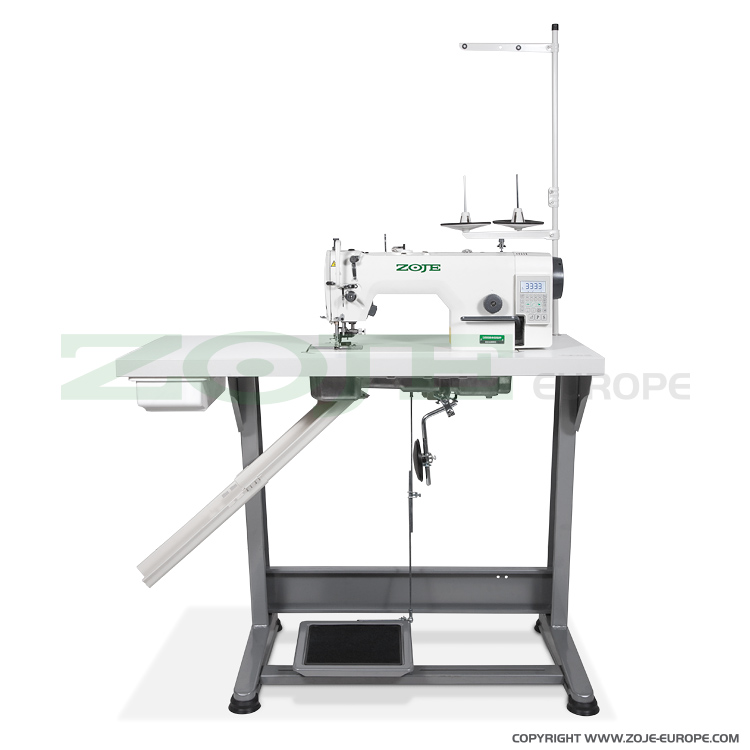 ZOJE ZJ5303AR-48-W-D2-02-PF SET - Automatic lockstitch machine with side trimmer, for light and medium materials, with built-in AC Servo motor - complete sewing machine - 1 Automatic lockstitch machine with side trimmer, for light and medium materials, with built-in AC Servo motor - complete sewing machine
