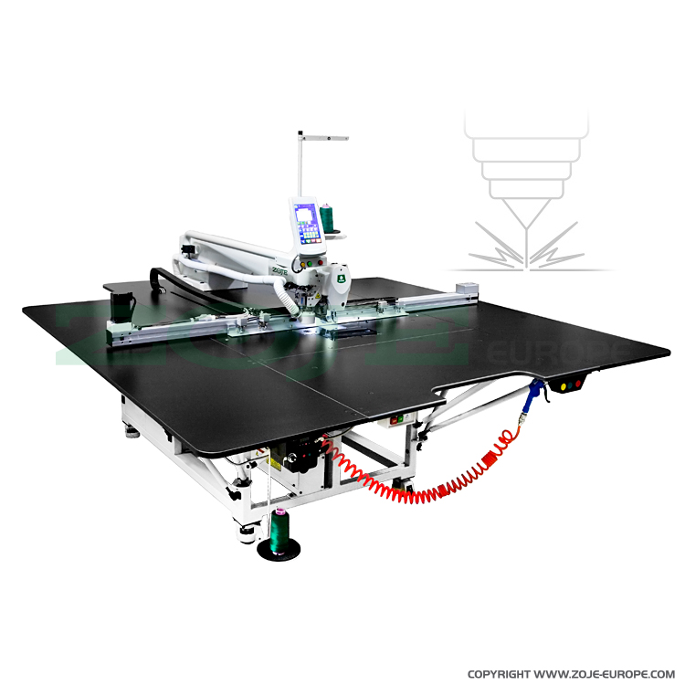 ZOJE ZJ-M5-S800H-SF-LASER K SET - Pattern sewing machine for very big elements, with laser for cutting in every direction - 1 Pattern sewing machine for very big elements, with laser for cutting in every direction