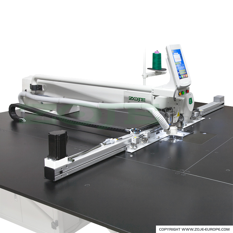 ZOJE ZJ-M5-S800H-SF-LASER K SET - Pattern sewing machine for very big elements, with laser for cutting in every direction - 2 Pattern sewing machine for very big elements, with laser for cutting in every direction