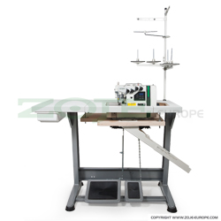 2-needle, 4-thread, mechatronic overlock machine with needles positioning - the complete sewing machine