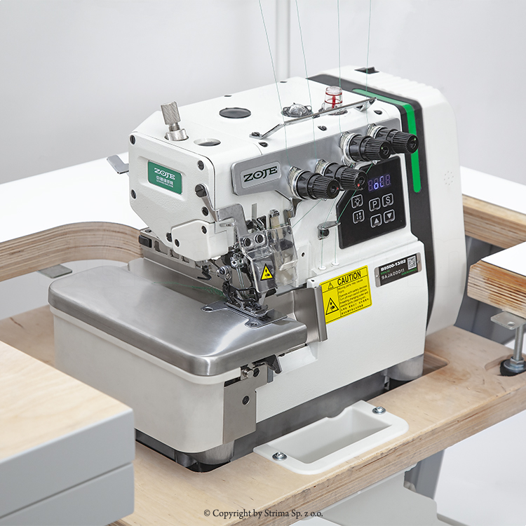 ZOJE B9500-13-02 SET - 4-thread, mechatronic overlock machine with needles positioning - the complete sewing machine - 4 4-thread, mechatronic overlock machine with needles positioning - the complete sewing machine
