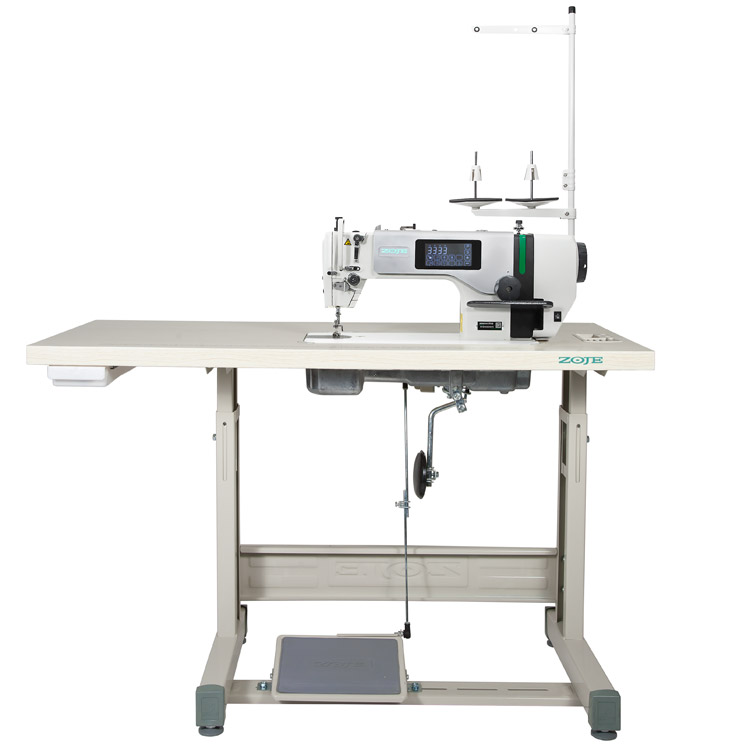 1-needle automatic lockstitch machine for medium and heavy materials - complete sewing machine