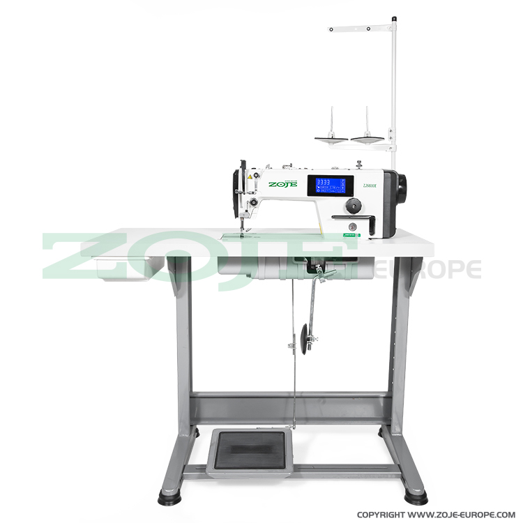 ZOJE ZJ9000E-D4S-02 SET - Automatic, mechatronic lockstitch machine with touch screen panel and closed lubrication circuit - the complete sewing machine - 1 Automatic, mechatronic lockstitch machine with touch screen panel and closed lubrication circuit - the complete sewing machine