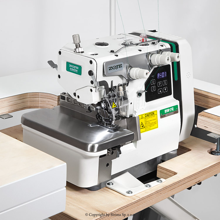 1-needle, 3-thread overlock machine (hemstitch) for light and medium materials - complete sewing machine