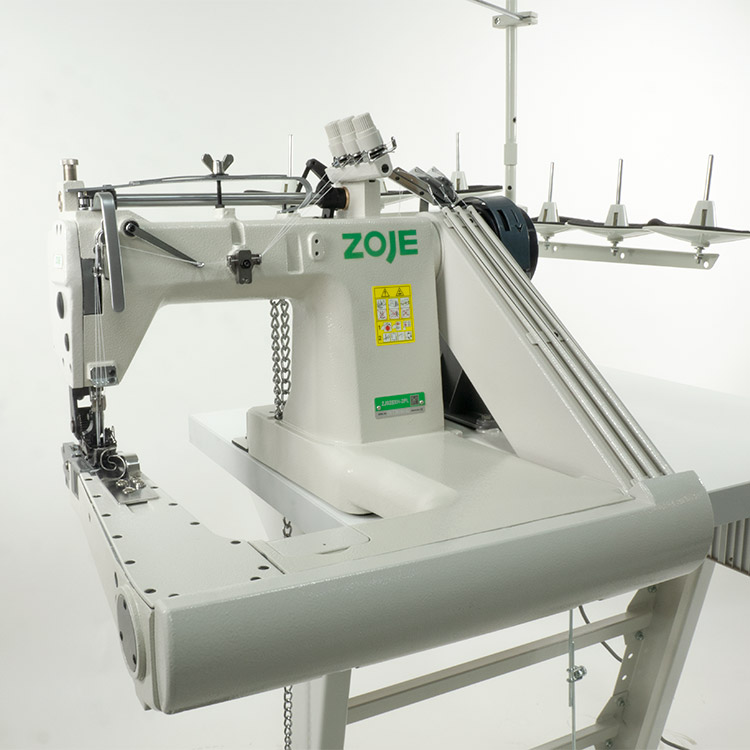 Feed-off-the-arm chainstitch machine with double puller - machine head