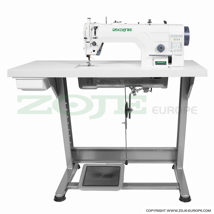 ZOJE ZJ9903AR-D3B/PF SET - Automatic lockstitch machine, needle feed, light and medium materials, built-in AC Servo motor, control box, closed lubrication circuit - complete machine - 1 Automatic lockstitch machine, needle feed, light and medium materials, built-in AC Servo motor, control box, closed lubrication circuit - complete machine