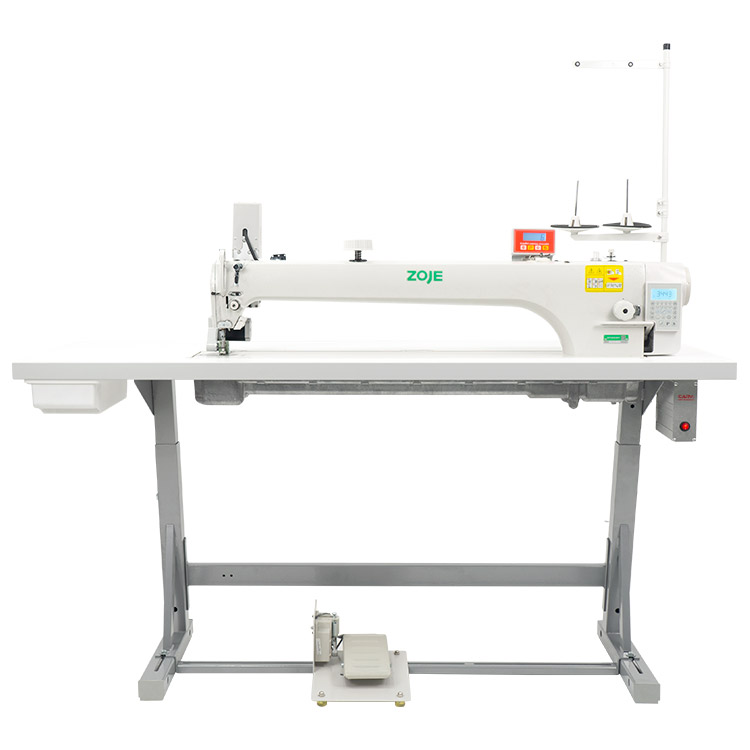 Automatic long arm lockstitch machine with puller - complete sewing machine