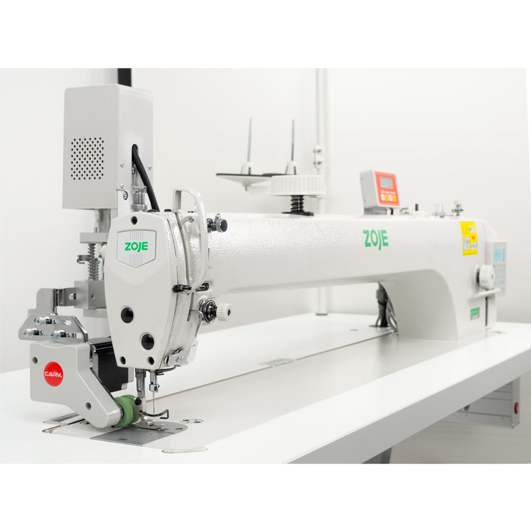 Automatic long arm lockstitch machine with puller - complete sewing machine