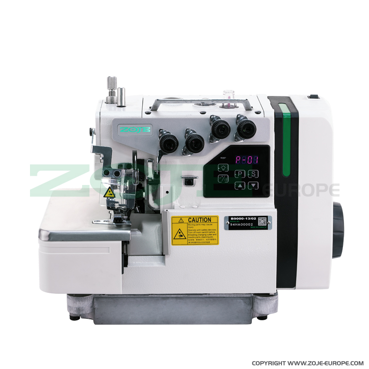 4-thread, mechatronic overlock machine with needles positioning - head only