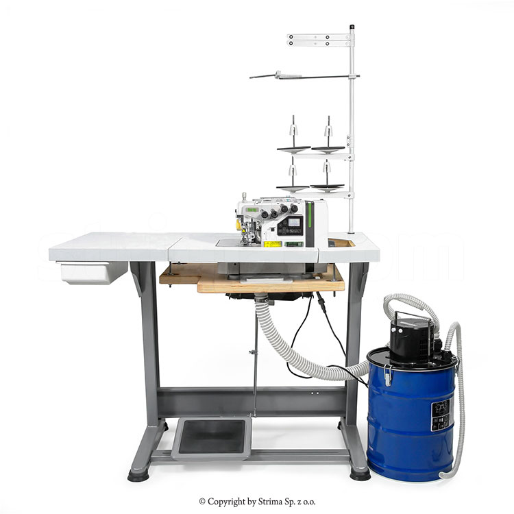 ZOJE B9500-13-ED3-02 SET - 2-needle, 4-thread automatic overlock machine for light and medium materials - complete sewing machine - 1 2-needle, 4-thread automatic overlock machine for light and medium materials - complete sewing machine