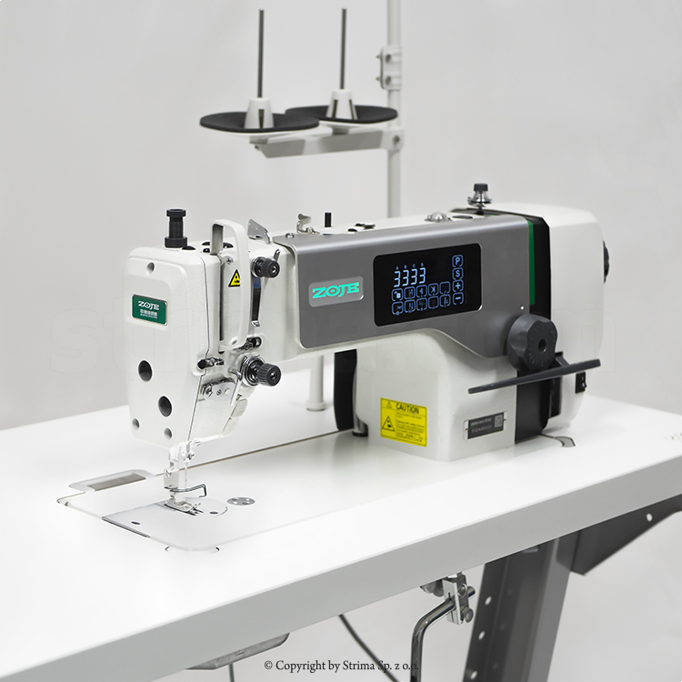 1-needle automatic lockstitch machine for light and medium materials - complete machine