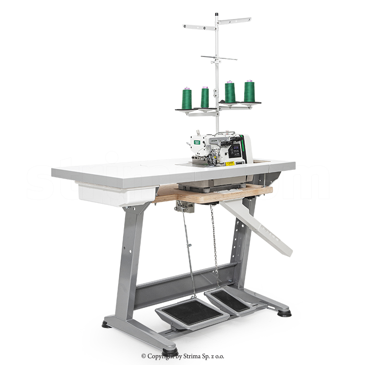 ZOJE B9500-13-02 SET - 2-needle, 4-thread, mechatronic overlock machine with needles positioning - the complete sewing machine - 5 2-needle, 4-thread, mechatronic overlock machine with needles positioning - the complete sewing machine