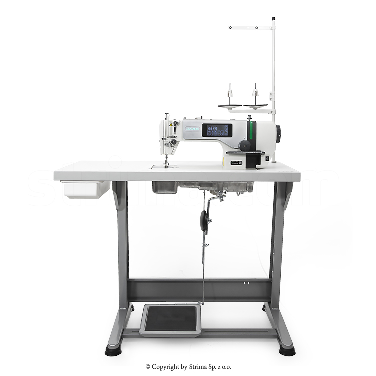 ZOJE A8000-D4-5-TP-02 SET - 1-needle automatic lockstitch machine for medium and heavy materials - complete sewing machine - 1 1-needle automatic lockstitch machine for medium and heavy materials - complete sewing machine