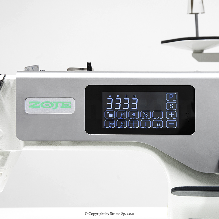 ZOJE A8000-D4-5-TP-02 SET - 1-needle automatic lockstitch machine for medium and heavy materials - complete sewing machine - 4 1-needle automatic lockstitch machine for medium and heavy materials - complete sewing machine