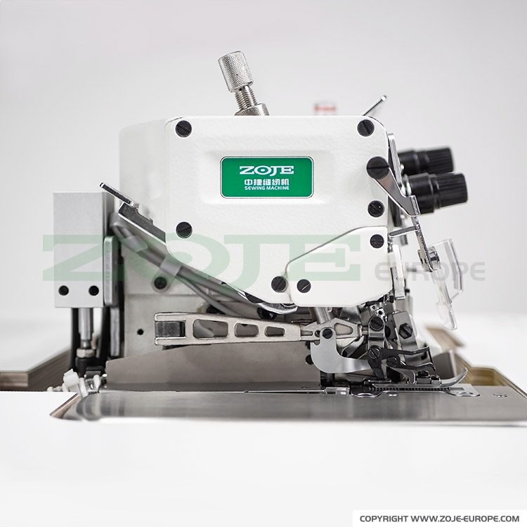 4-thread automatic overlock (safety stitch) machine, light and medium materials, direct drive needle bar, built-in Servo motor and control box - machine head