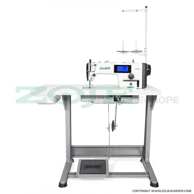 Automatic, mechatronic lockstitch machine with touch screen panel and closed lubrication circuit - the complete sewing machine