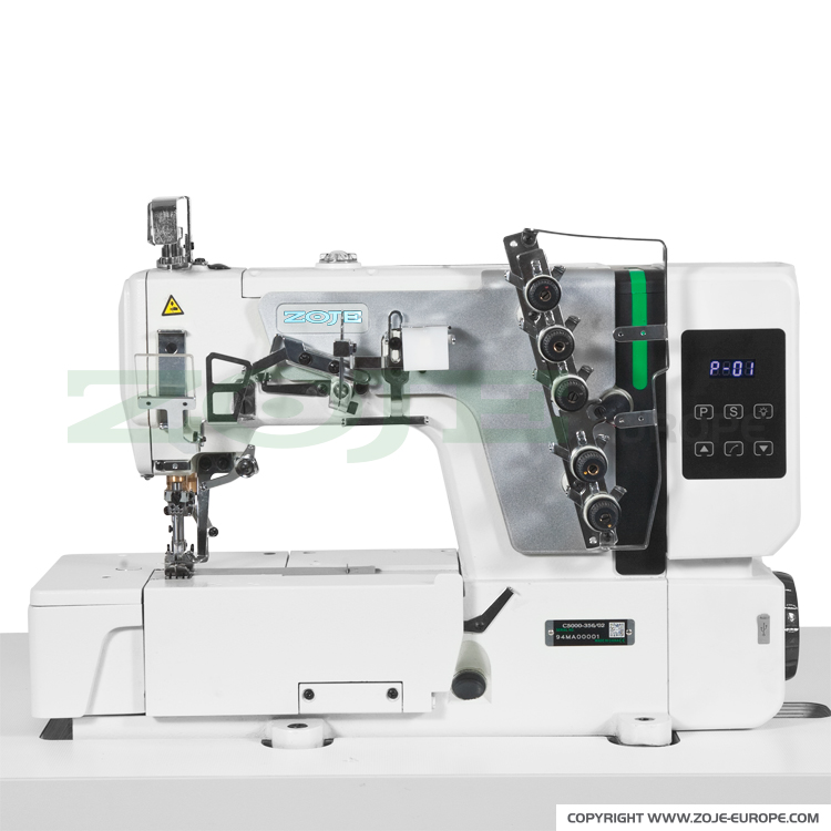 ZOJE C5000-364-02 SET - 3-needle, 5-thread Interlock for light and medium sewing - complete sewing machine - 2 3-needle, 5-thread Interlock for light and medium sewing - complete sewing machine
