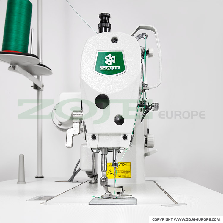 Automatic 1-needle lockstitch machine with a maximum stitch length 11 mm, for medium and heavy fabrics - machine head