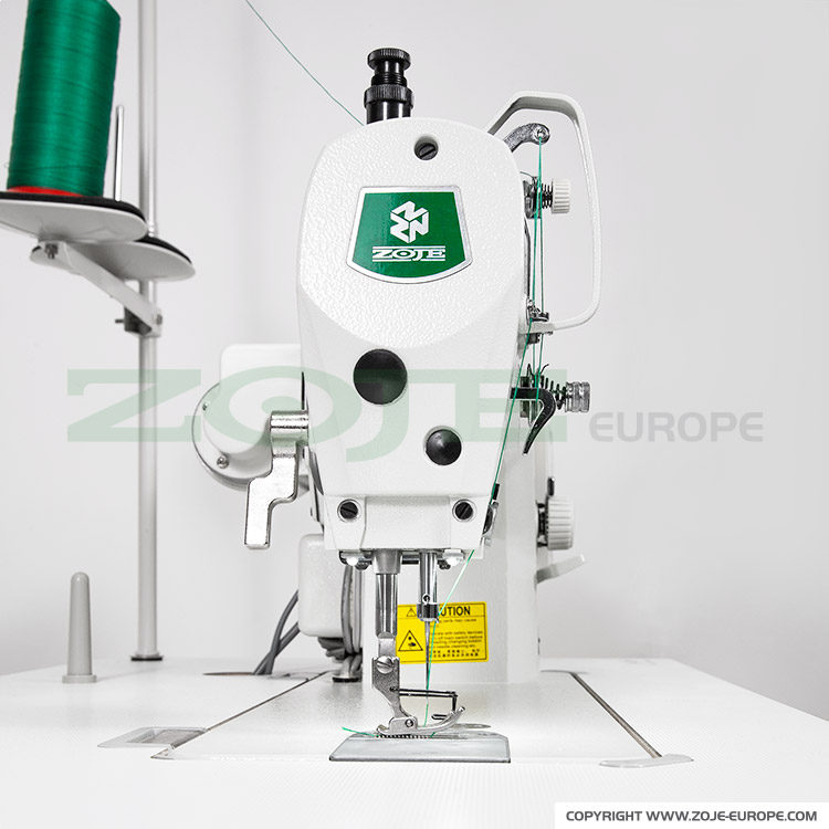 Automatic 1-needle lockstitch machine with a maximum stitch length 12 mm, for medium and heavy fabrics - machine head