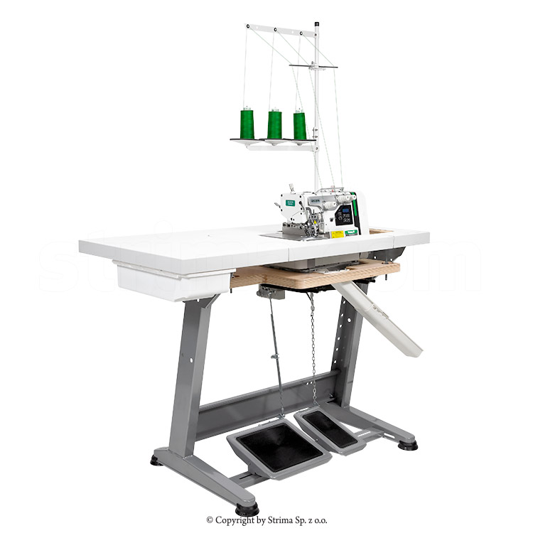 ZOJE B9500-16S2-02 SET - 1-needle, 3-thread overlock machine (hemstitch) for light and medium materials - complete sewing machine - 2 1-needle, 3-thread overlock machine (hemstitch) for light and medium materials - complete sewing machine