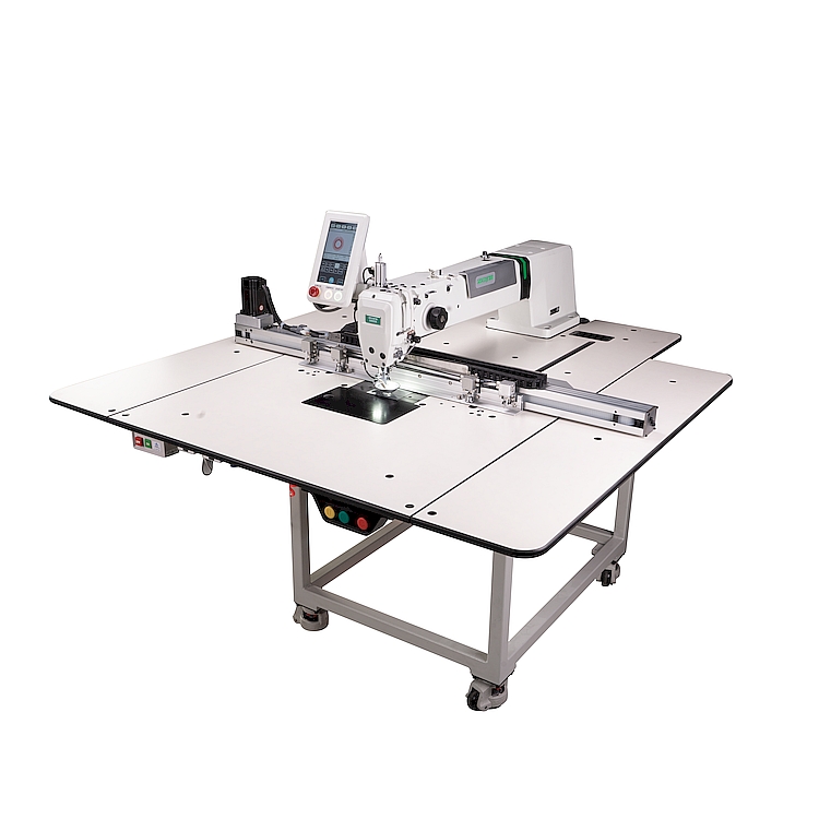 Pattern sewing machine with cutting laser, working area of 800 x 500 mm - complete sewing machine
