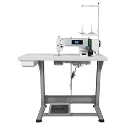 1-needle mechatronic lockstitch machine for medium and heavy materials - complete sewing machine