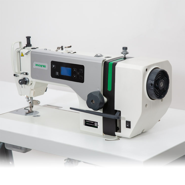 ZOJE A6000-D-5-G-02 SET - 1-needle mechatronic lockstitch machine for medium and heavy materials - complete sewing machine - 2 1-needle mechatronic lockstitch machine for medium and heavy materials - complete sewing machine