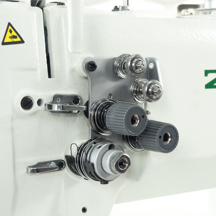 ZOJE ZJ8720A-BD SET - Two needle lockstitch sewing machine for light and medium materials with large hooks and in-build AC Servo motor - set - 5 Two needle lockstitch sewing machine for light and medium materials with large hooks and in-build AC Servo motor - set