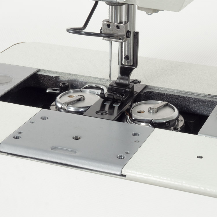 ZOJE ZJ8720A-BD SET - Two needle lockstitch sewing machine for light and medium materials with large hooks and in-build AC Servo motor - set - 6 Two needle lockstitch sewing machine for light and medium materials with large hooks and in-build AC Servo motor - set