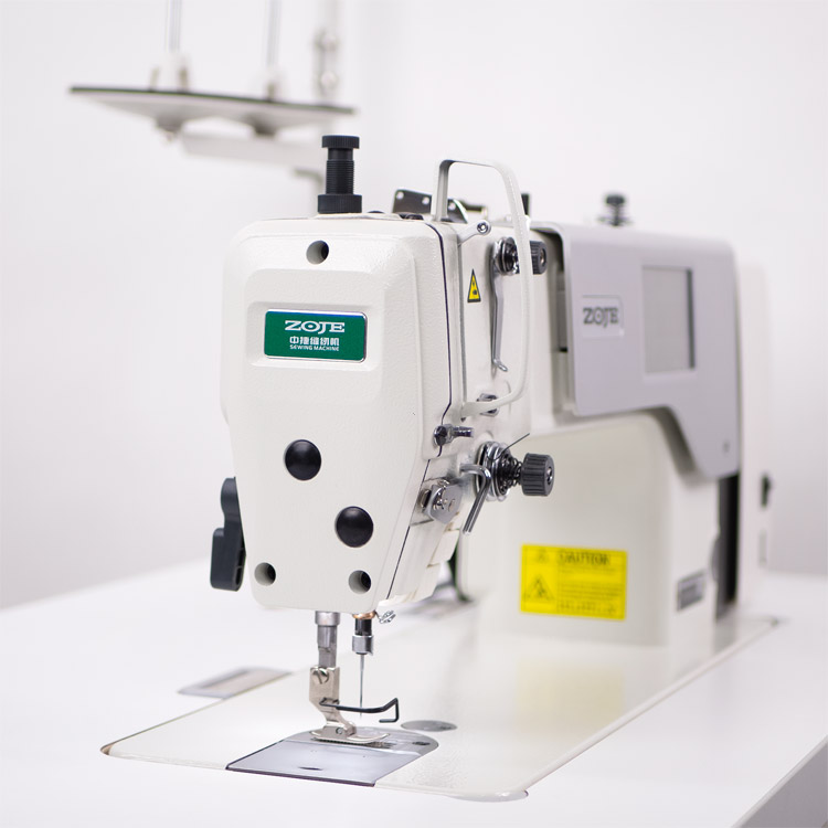 Automatic lockstitch machine with decorative stitch for light and medium materials, with built-in stepper motor and control - complete sewing machine