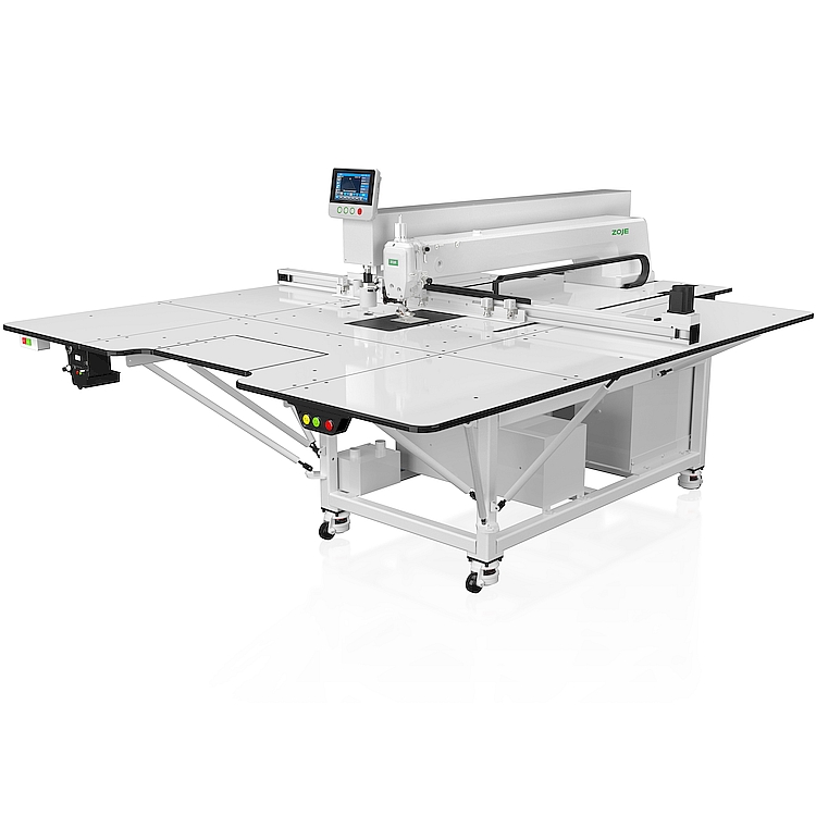 ZOJE ZJ-M6-S900H-SF-LK2-V3 SET - Pattern sewing machine with laser for cutting in every direction with large rotary hook - 1 Pattern sewing machine with laser for cutting in every direction with large rotary hook
