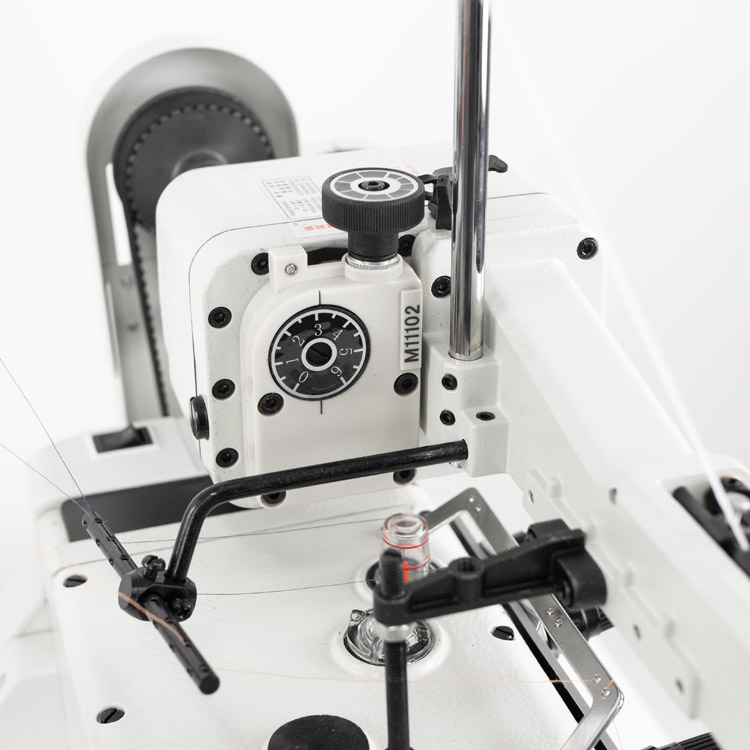 ZOJE B9500-13-02-MDK/60 SET - 2-needle, 4-thread mechatronic overlock for light and medium materials with mechanic tape metering device - complete sewing machine - 3 2-needle, 4-thread mechatronic overlock for light and medium materials with mechanic tape metering device - complete sewing machine