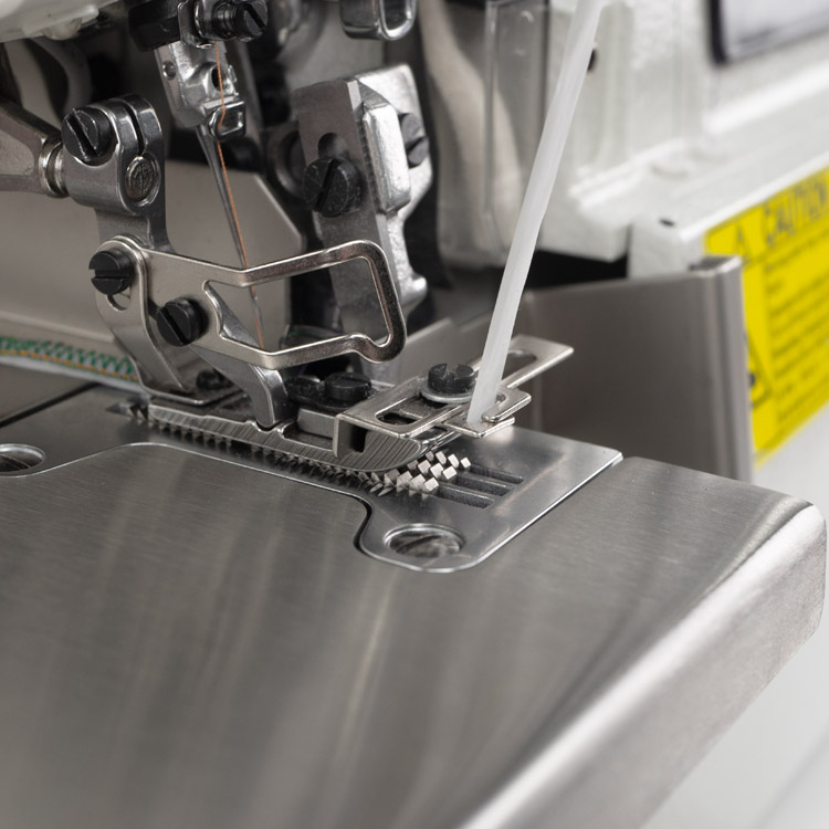 ZOJE B9500-13-02-MDK/60 SET - 2-needle, 4-thread mechatronic overlock for light and medium materials with mechanic tape metering device - complete sewing machine - 4 2-needle, 4-thread mechatronic overlock for light and medium materials with mechanic tape metering device - complete sewing machine