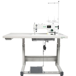 1-needle lockstitch machine for light and medium materials - complete sewing machine